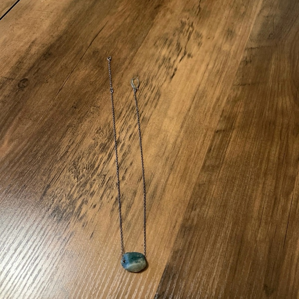 Elegant Green Stone Necklace